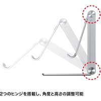 サンワサプライ スマートフォン用アルミスタンド(角度・高さ調整タイプ) PDA-STN51S 1台（直送品）