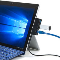 USBハブ　USB3.2Gen1　USB3.2Gen1×2、LAN×1　USBポート　USB-3HSS2BK2　サンワサプライ　1個