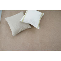 スミノエ コンシェルジュ エコロア100 防炎 ラグ ECR102 3500×3500mm ベージュ 1枚（直送品）