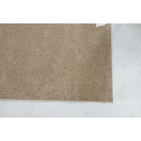 スミノエ コンシェルジュ エコロア100 防炎 ラグ ECR107 3000×3000mm チャコール 1枚（直送品）