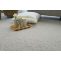 スミノエ コンシェルジュ ウールスコット プレーン 防炎 ラグ WS101 2500×2500mm アイボリー 1枚（直送品）