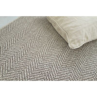 スミノエ コンシェルジュ ウールスコット ヘリンボーン 防炎 ラグ WS202 3500×4500mm ベージュ 1枚（直送品）