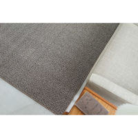 スミノエ コンシェルジュ ウールスコット ヘリンボーン 防炎 ラグ ウールスコット WS203 2000×2500mm ブラウン 1枚（直送品）