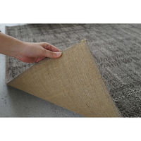 スミノエ コンシェルジュ ウールスコット グレン 防炎 ラグ WS401 1000×1400mm ブラウン 1枚（直送品）