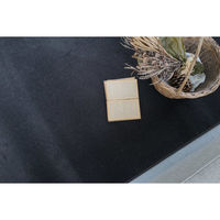 スミノエ コンシェルジュ WOOL REX 防炎 ラグ ウールレックス WR15 2000×2000mm チャコール 1枚（直送品）