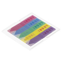 サンスター文具 スリム付箋 ピリット!PU LOOK S2827549 1セット(5個)