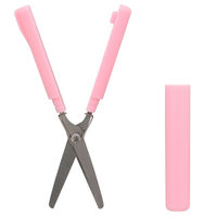 サンスター文具 スティッキール はさみ ピンク×ピンク S3791882 1セット(3本)