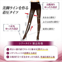 レキットベンキーザー・ジャパン　メディキュット　スレンダーマジック　シアータイツ　ＭーＬサイズ　７５６２０３　１個×６点（直送品）