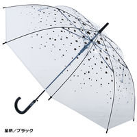 共栄工業 POE デザインビニールジャンプ傘 60cm チェック＆星＆ドット柄 12本アソートセット 40116-S 1箱（直送品）