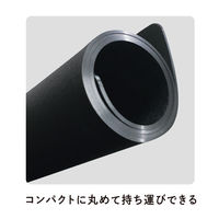 共栄プラスチック ライティングデスクマット 59×32cm 黒 WDM-2700 1枚