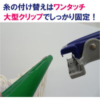 山崎産業 糸ラーグE-8 260g グリーン　1枚【ワンタッチモップ(クリップモップ)用】【替糸(各社共通)】【スペア】