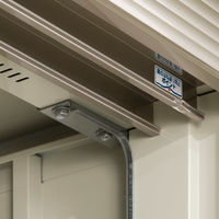 【タクボ物置】田窪工業所 グランプレステージ　ジャンプ　全面棚タイプ　ムーンホワイトGP-197CFMW 1台（直送品）