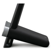 アイリスオーヤマ LEDデスクライトQi充電シリーズ 縦置きタイプ 調光・調色 ブラック LDL-QLDL-B 1台