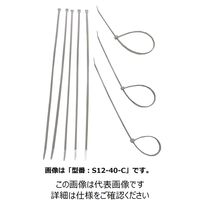 パンドウイット ナイロン結束バンド ナチュラル 長さ100mm 幅2.5mm 100本入り S4ー18ーC 1袋(1000本)（直送品）