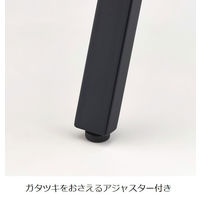 オカムラ VILLAGE VD-A　ハイテーブル　幅1200×奥行600×高さ1000mm　天板ライトオーク/脚ブラック 1台（取寄品）