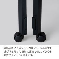 【組立設置込】コクヨ マルティス フェーズフリーテーブル 抗菌 幅1200×奥行600×高さ720mm ウェルブラウン×ホワイト 1台（直送品）