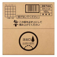 スキッシュV つめかえ用 10L 1個 花王
