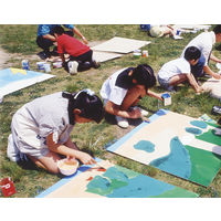 ターナー色彩 イベントカラー 550ml スパウトパック入 セルリアンブルー 絵の具 EVS55005