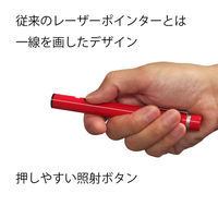 プラス レーザーポインターPL-R120RD-BP PL-R120RD-BP 1本