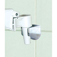 平安伸銅工業 物干しハンガー 浴室 シャワーフック用 耐荷重2kg ホワイト YMH-1 1個