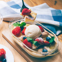 HARIO 耐熱ガラス製 グラタン皿 2個セット HGZO-1812 1個（直送品）