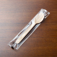 今村紙工 木製スプーン OP完封 155mm  1袋（100本入）