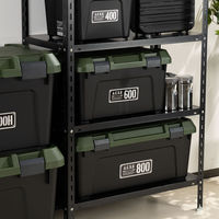 JEJアステージ アクティブストッカー800X（耐荷重80Kg） ブラックグリーン 1箱（4個）