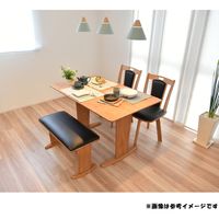 タマリビング モアナ ダイニングテーブル 幅900×奥行750×高さ700mm アルダーナチュラル 50004622 1台（直送品）