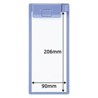 リヒトラブ クリップボード 伝票サイズ A960U-23 1箱（10枚） ブルーバイオレット