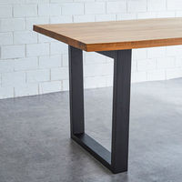 後藤家具物産 一枚板風 ダイニングテーブル 幅2100×奥行850×高さ710mm ナチュラル VT-01-210 1台（直送品）