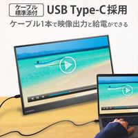 アイ・オー・データ機器 15.6インチ モバイルモニター LCD-CF161XDB-M 1台（直送品）