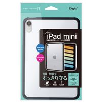 ナカバヤシ iPad mini (第6世代/A17 Pro)衝撃吸収背面ケース ブラック TBC-IPM2103BK 1個