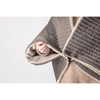 メルクロス サーマラップ ブランケット ライン グレージュ 003422 1枚（直送品）