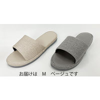 【スリッパ】富士工業 プレミアムビニールスリッパ 抗菌 コンフォートタイプ Mサイズ ベージュ 1足