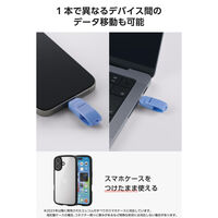 USBメモリ 64GB USB Type-C 高速転送 回転式コネクタ ブルー MF-CEU3064GBU エレコム 1個（直送品）