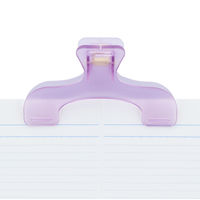 サンスター文具 ウカンムリクリップ ナイトアメジスト S3625869 1セット(5個)（直送品）