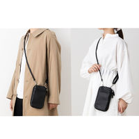 ナカバヤシ ショルダーウォレット ブラック SMC-FC10BK 1個（直送品）