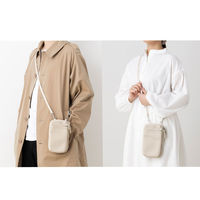 ナカバヤシ ショルダーウォレット ライトベーシュ SMC-FC10LBG 1個（直送品）