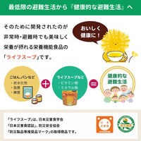 備蓄用栄養補給ライフスープ 5年保存 14食セット(7食×2袋) 非常食 アレルギー対応 長期保存 保存食 防災食 ベジタルアドバンス（直送品）