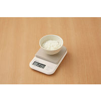 タニタ デジタルクッキングスケール グレー KJ-220-GY 1台（直送品）