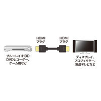 サンワサプライ イーサネット対応ハイスピードHDMIケーブル KM-HD20-30TK3 1本