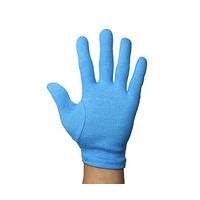 ウインセス 綿スムス マチ無し手袋 青 M 1袋(12双入) * 1袋 69-7618-88（直送品）