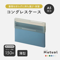リヒトラブ Mutual コングレスケース A5ヨコ マットイエロー コピー用紙150枚 A2070-5 1セット(1冊×3)