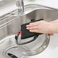 キッチン 排水口 掃除 ヌメリ取り タワシ ブラック 1個 サンベルム