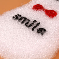 ニコット（Nicott）ニコニコスポンジ スマイル ホワイト スポンジ 1セット（1個×5） サンベルム