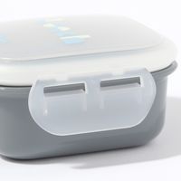 (らこれキッズ)ブロックロゴデザートケース チャコール 保存容器 LAKOLE/ラコレ