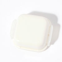 (らこれキッズ)ブロックロゴデザートケース アイボリー 保存容器 LAKOLE/ラコレ