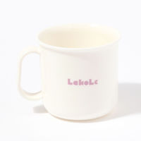 (らこれキッズ)ブロックロゴカップ アイボリー マグカップ LAKOLE/ラコレ