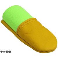 ウインセス 牛革指サック 女性 人差指用 グリーン 1袋(10本入) * 1袋 69-4690-07（直送品）