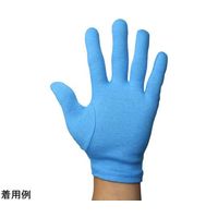ウインセス 綿スムス マチ無し手袋 青 L 1袋(12双入) * 1袋 69-4690-10（直送品）